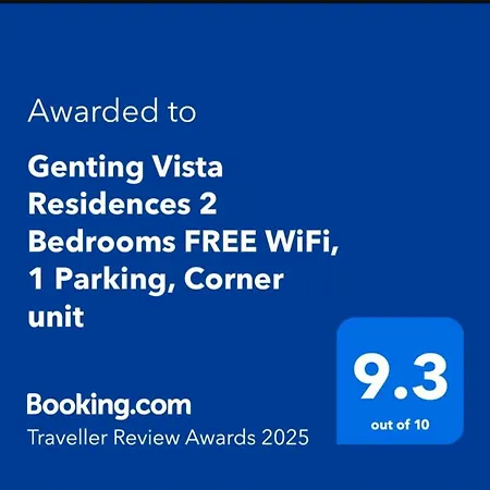 Genting Vista Residences 2 Bedrooms Free Wifi, 1 Parking, Corner Unit Genting Highlands Exterior photo